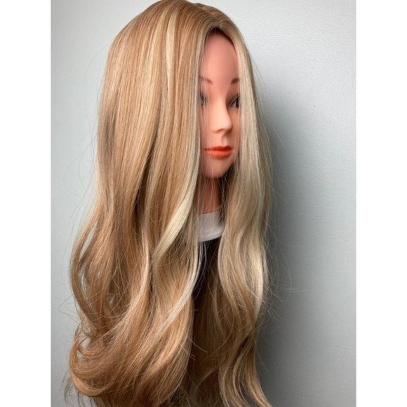 Blonde Wig Middle Part Wig - Picture 4 of 10